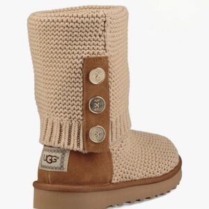 UGG Cream Knit Cardy Boots